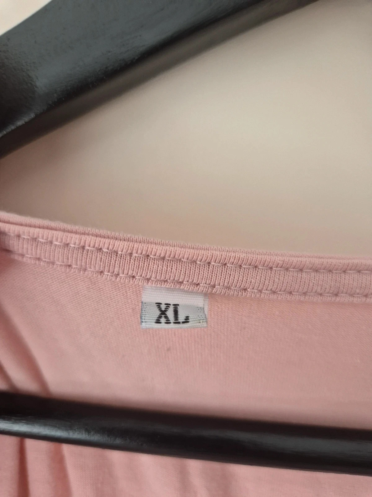 Lichtroze jurkje met ruches – maat XL – photo 3